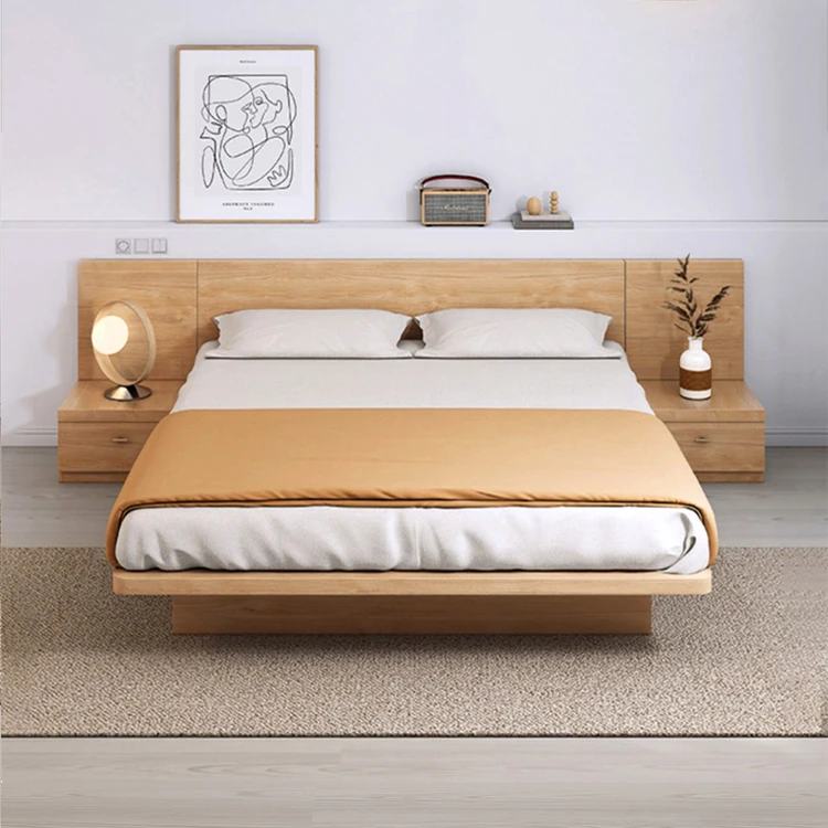 GCON низкая Лофт татами кровать японская деревянная кровать с хранилищем