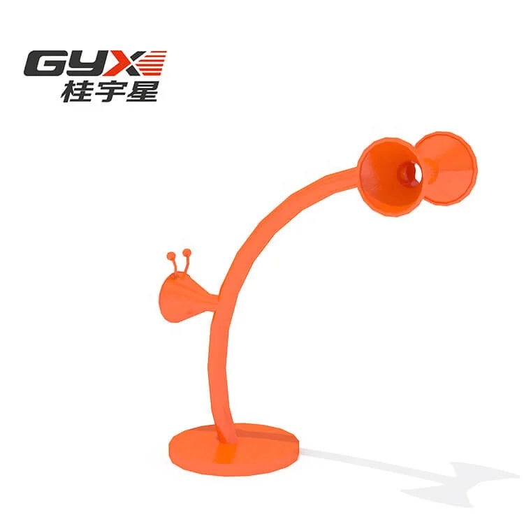 GYX Sports Music Toy Park Playground Iron Pipe Microphone Tube Megaphone Playground Games