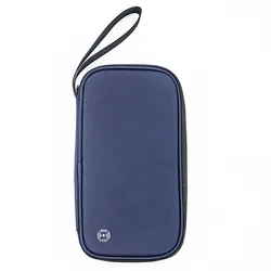 Lightweight Family Travel Passport Holder Large Waterproof Oxford Cloth Storage Wallet with Zipper for Men Women Cards