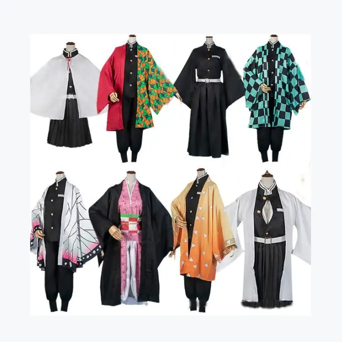
Demon Slayer 11 characters Cosplay Costume Japanese Anime Kimono Outfit Halloween Costume 