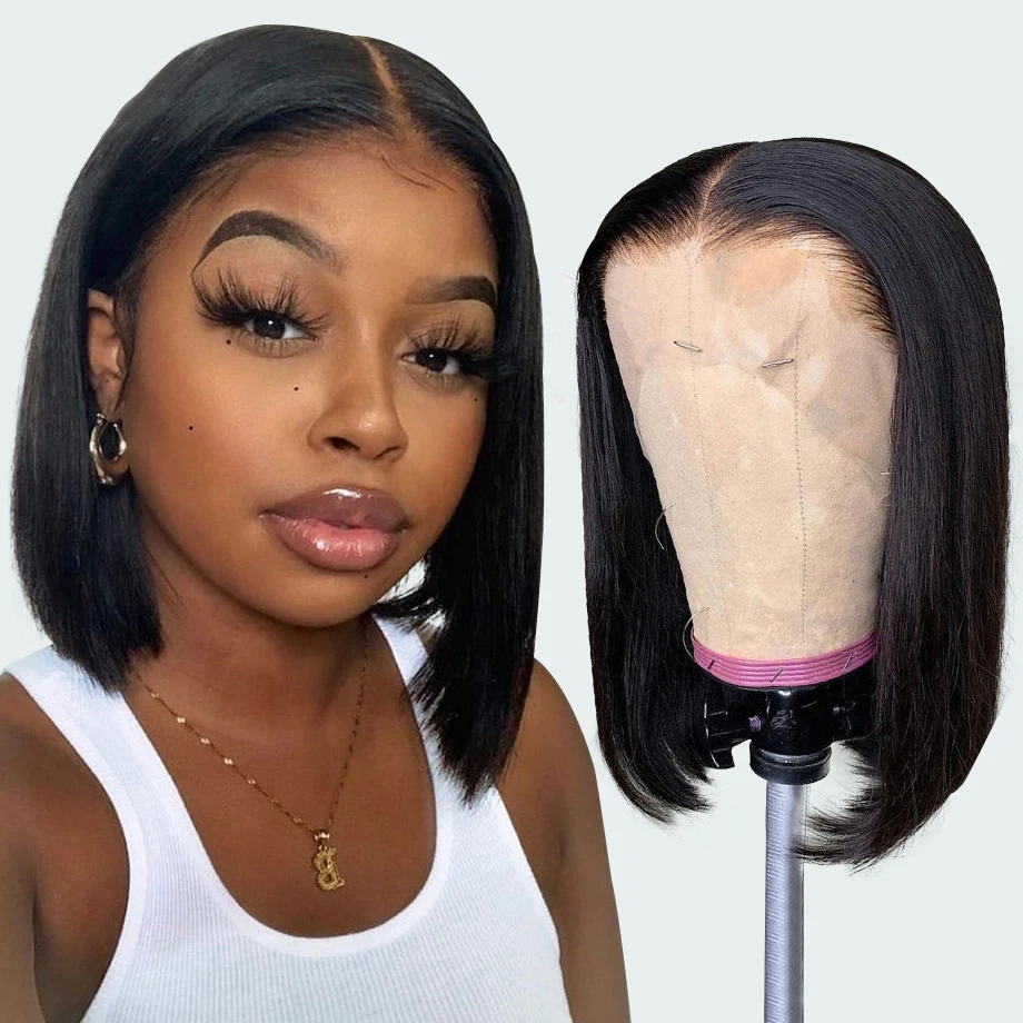 Glueless Peruvian Bob Wigs Lace Front Pixie Cut Short Hd Full Lace Bob Wigs Curly Hd Lace Frontal Bob Virgin Human Hair Wigs