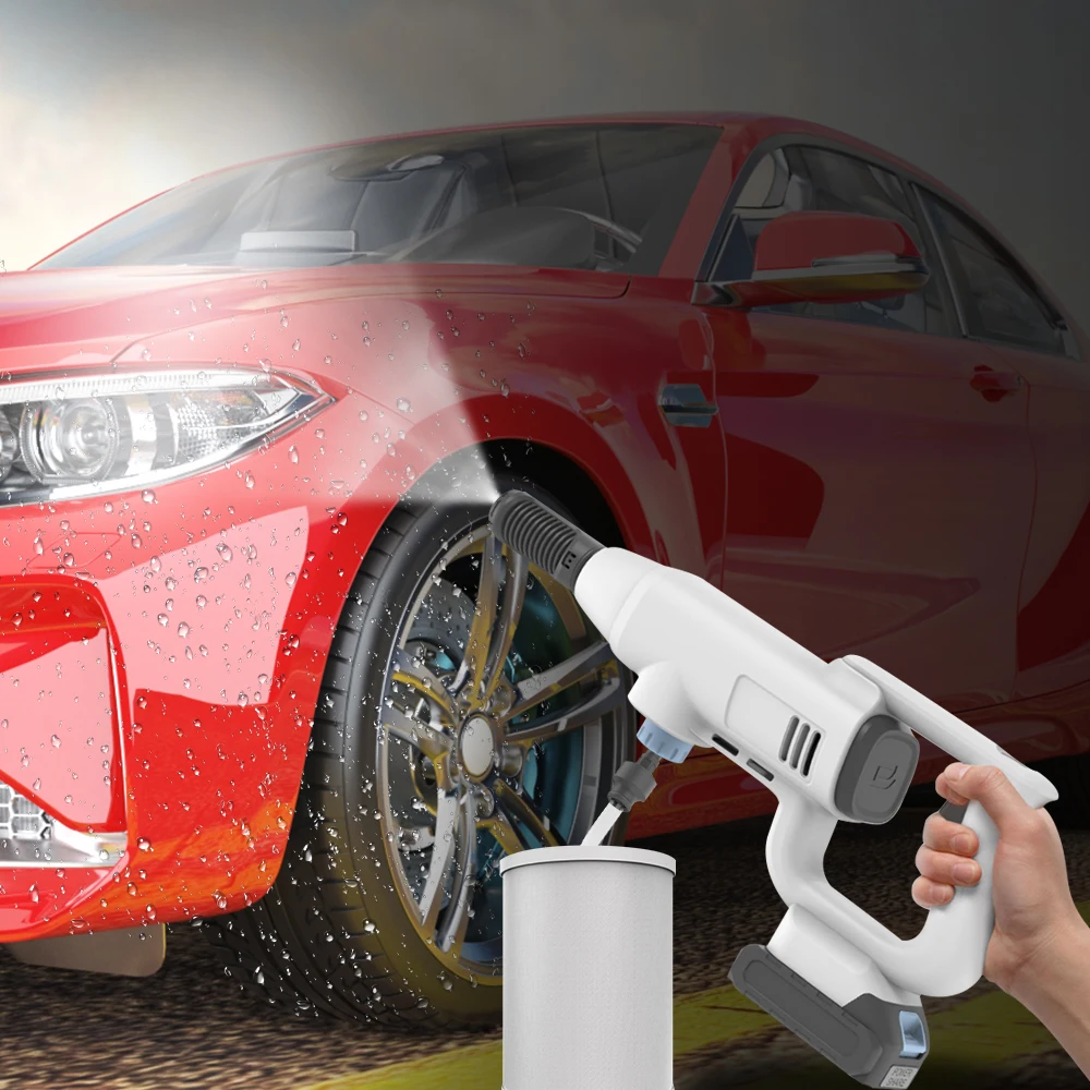 Factory Hot sales portable car wash 12V 21v 24V cordless electric high pressure car washer