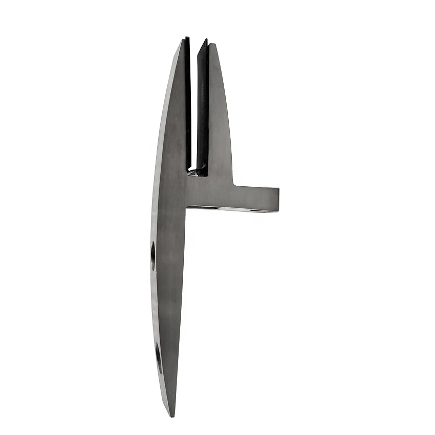 Duplex 2205 side mount glass clamp balcony glass spigot railing clamp