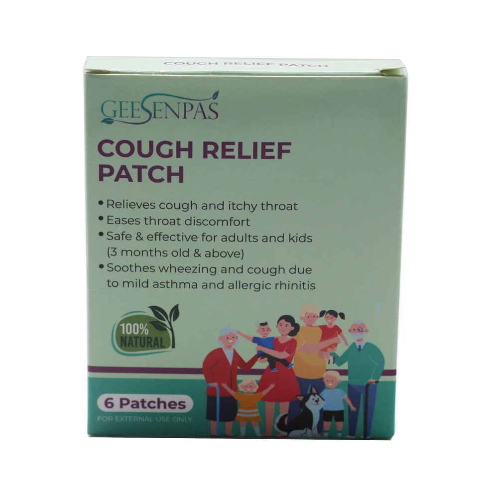 Best Selling Cough Alleviate Patch Reduce Stop Cough Sticker Healthcare Supplies