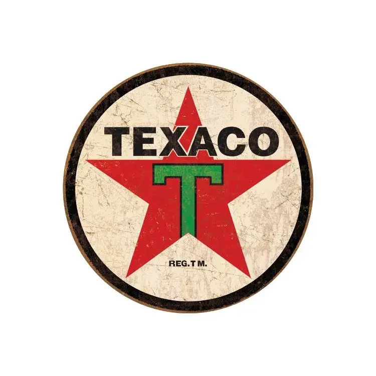 Wholese Custom Made New Design Vintage custom funny round vintage sign metal tin