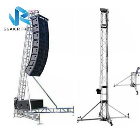 2023 Truss aluminum display support Line Array Speaker Truss  Tower Truss Stand 290*290 shelf system for sale