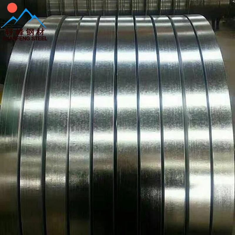 Q235,Q195,Q215,Q345D,SGCC gi strip narrow slit earthing galvanized steel band, galvanized steel tape, galvanized steel strip