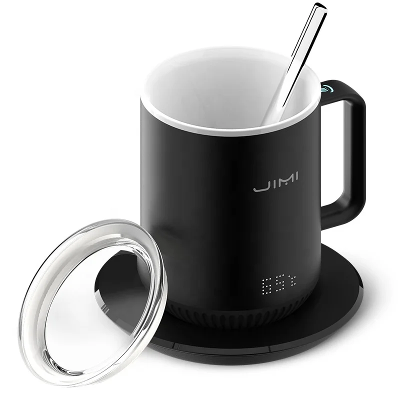 China Manufacturer Beautiful Black Multifunctional Smart Thermostatic Insulated Mug