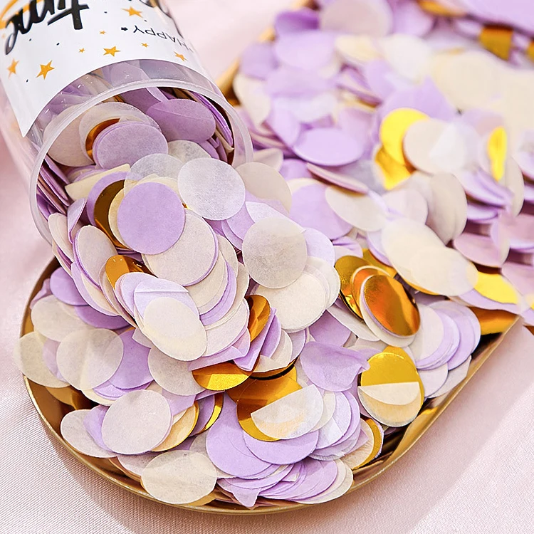 NICRO Push Pop Confetti Poppers Smoke Confetti Cannon