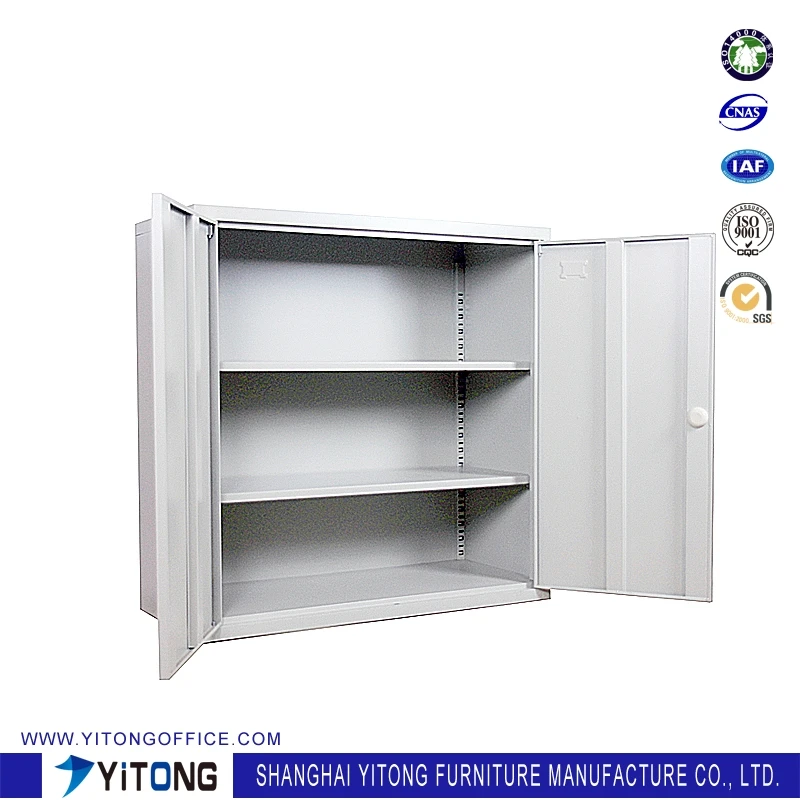 YML 2 Door Metal Building Filing Storage Cabinet Fireproof Safes Office Furniture Steel Filing Cabinet