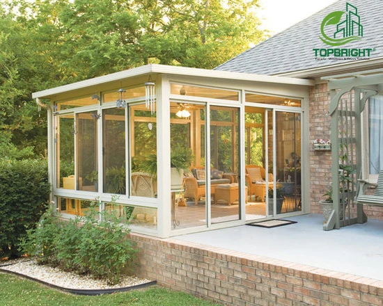 Customized Outdoor Aluminum Winter Garden Room House Glass Sunrooms