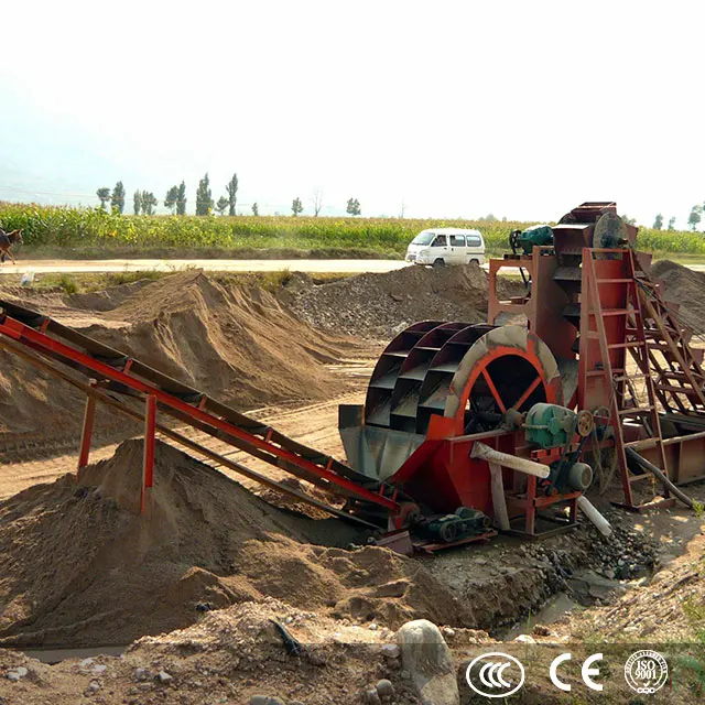 China high effect silica sand washing equipment sand washer washing machine price