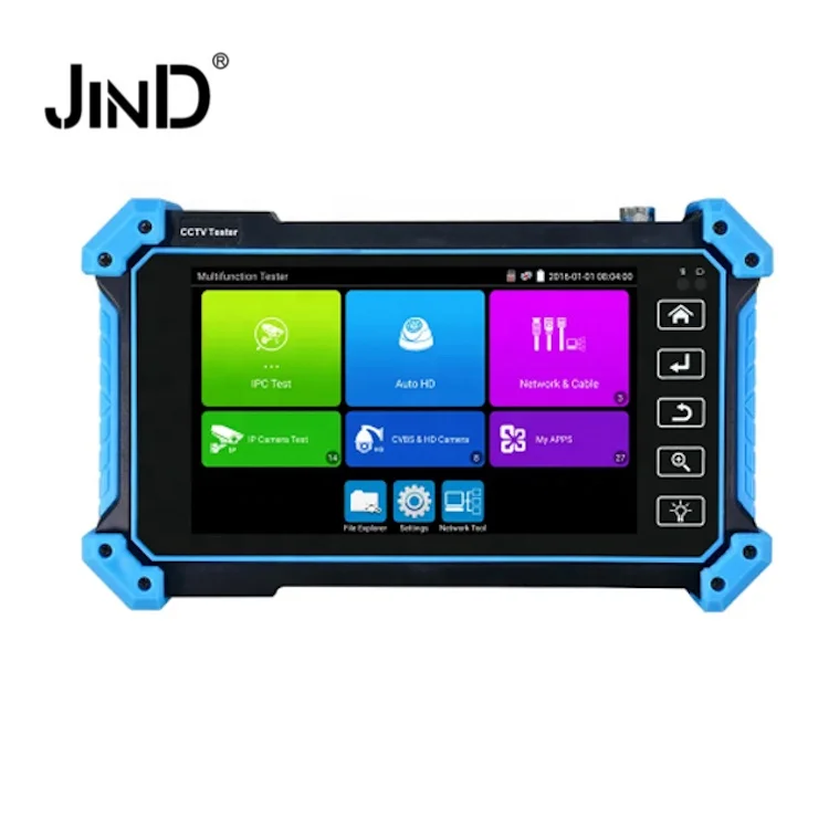 5.4 Inch 1080P Wifi IPS Touch Screen IP TVI CVI AHD SDI 4K H.265 Camera CCTV Tester