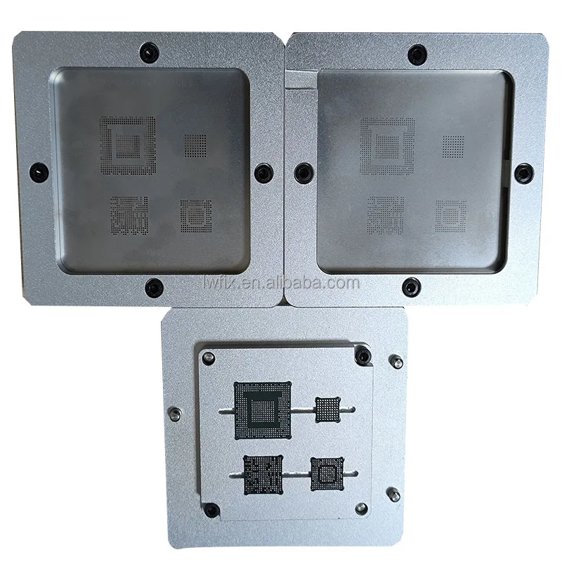 BGA Reballing Station Stencil Kits Game Player Switch CPU IC Chip Tin Pin Solder Plant Net Square Electronics Machinery