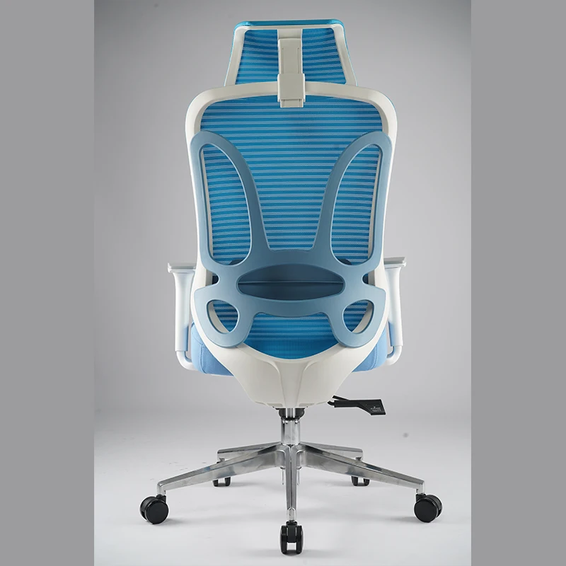 Flexible Bifma Ergonomic Design Blue Office Chair Swivel Conference Office Chair