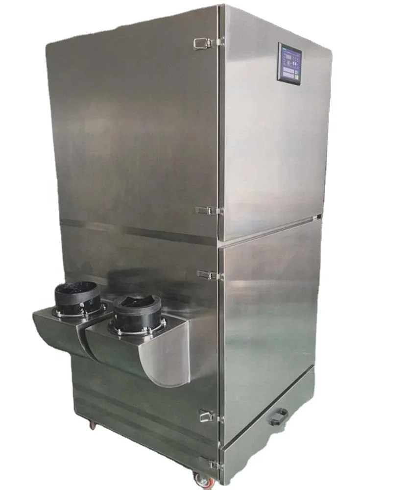 Пылесборник из нержавеющей стали 2.2KW с конической воронкой для резки порошкового пылеуловителя