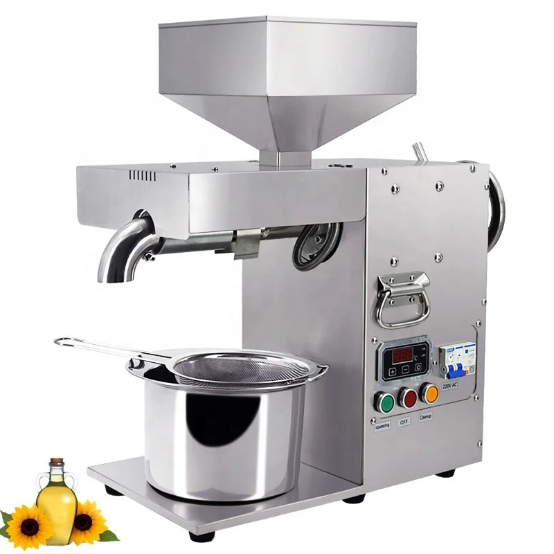 Factory Price Stainless steel cooking oil press 15KG/H cold press coconut oil machine