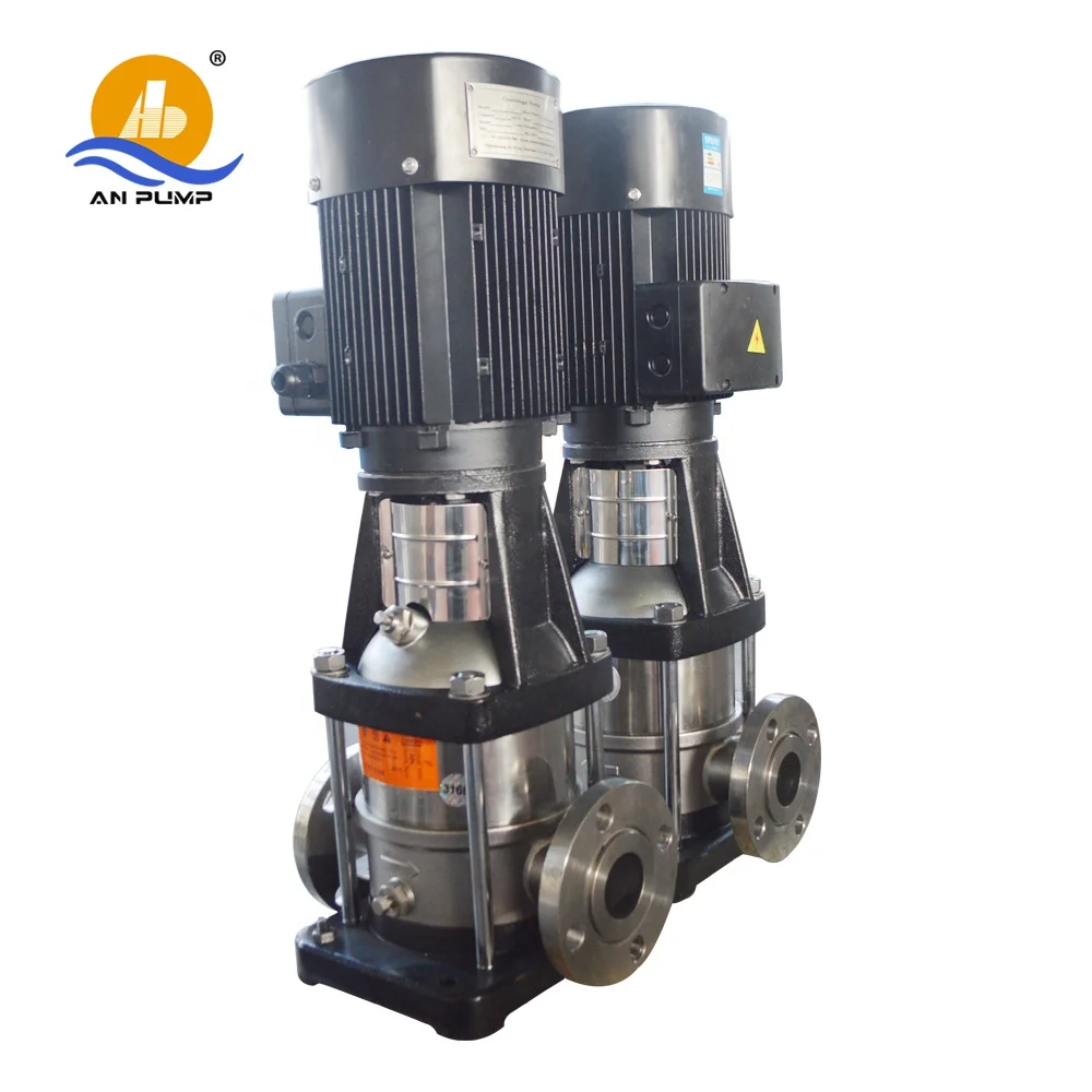 Electric motor 3 inch stainless steel vertical pipeline multistage centrifugal pump