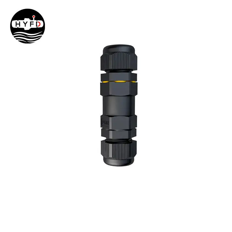Ip68 Waterproof Screw Type Cable 4 Pin Waterproof Cable Connector Led Quick Connector
