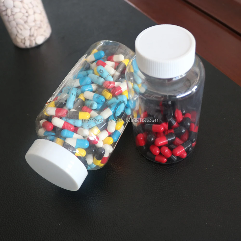 electronic small desktop automatic bottle jar filling pills capsule counting production line tablet counting machine