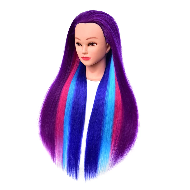 Factory wholesale price female model head salon barber shop hairdresser training hair