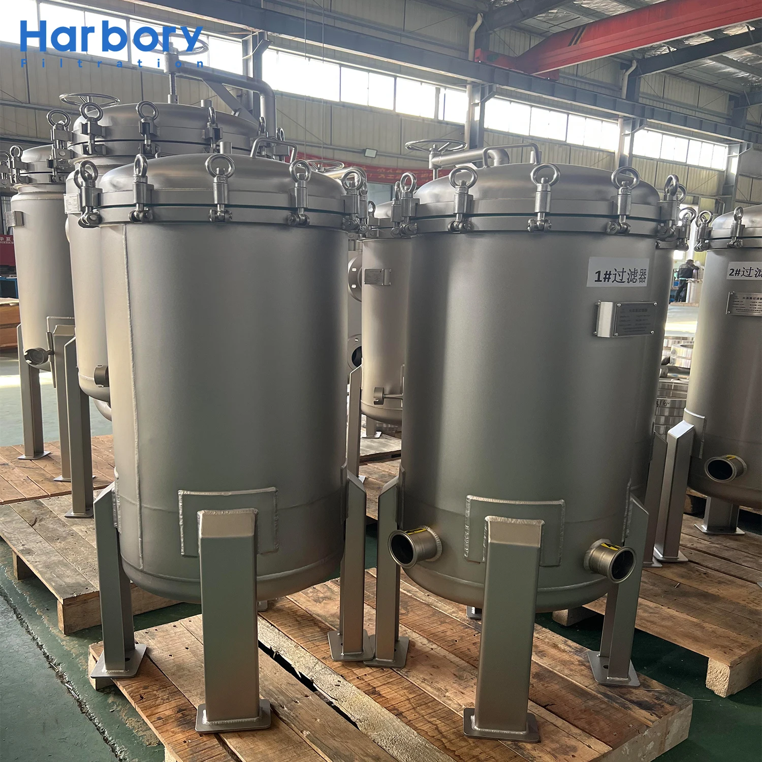 3/4/6/8/12 Muti Bag Filter Housing Filtration Equipment Nylon Liquid Filter Housing