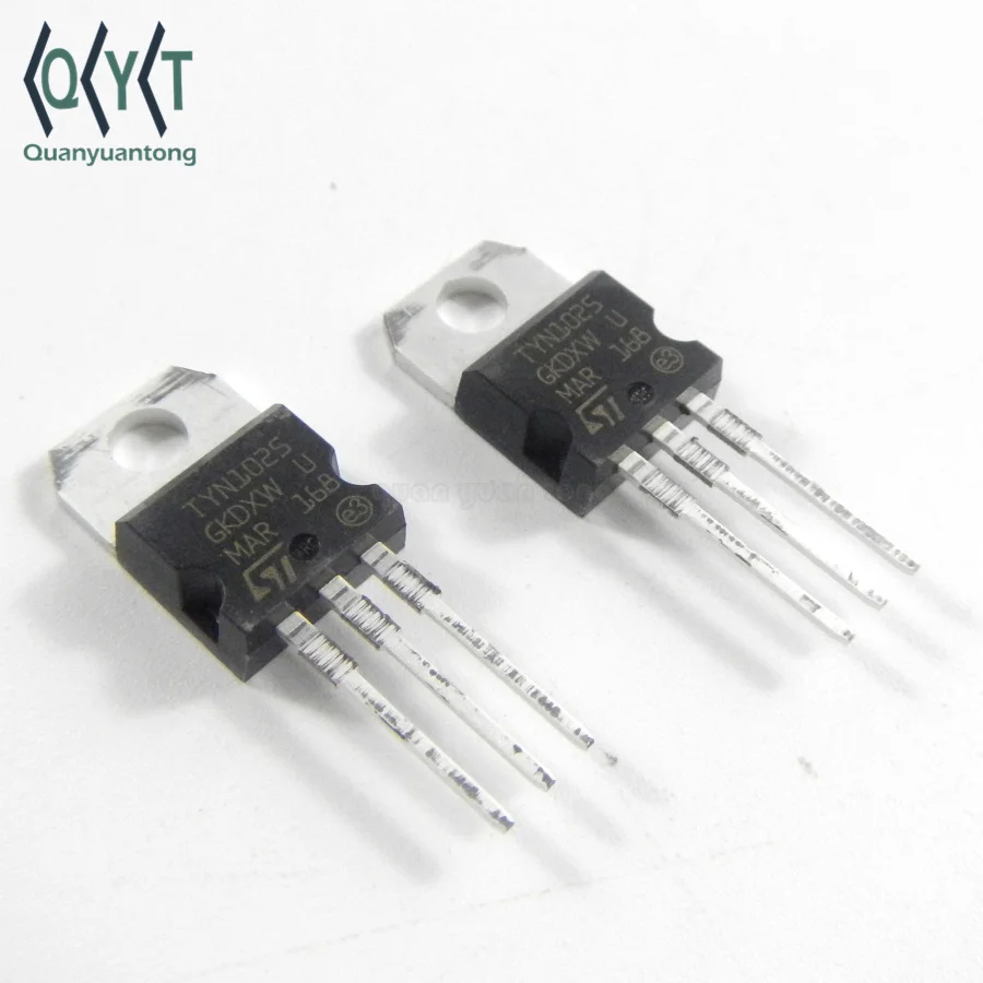 TRIAC TYN1025  25A SCRs 1000V Thysitor Scr TYN 1025  Transistor Through hole TO-220 Thysitor Original