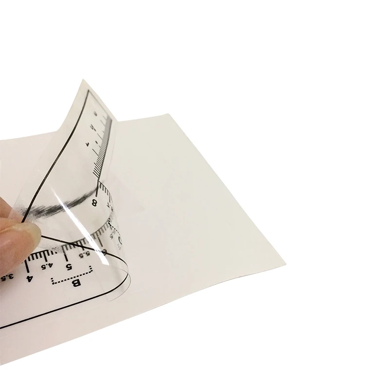 Bolin Wholesale Microblading Eyebrow Tattoo Ruler Stencil Disposable Eyebrow Ruler Sticker