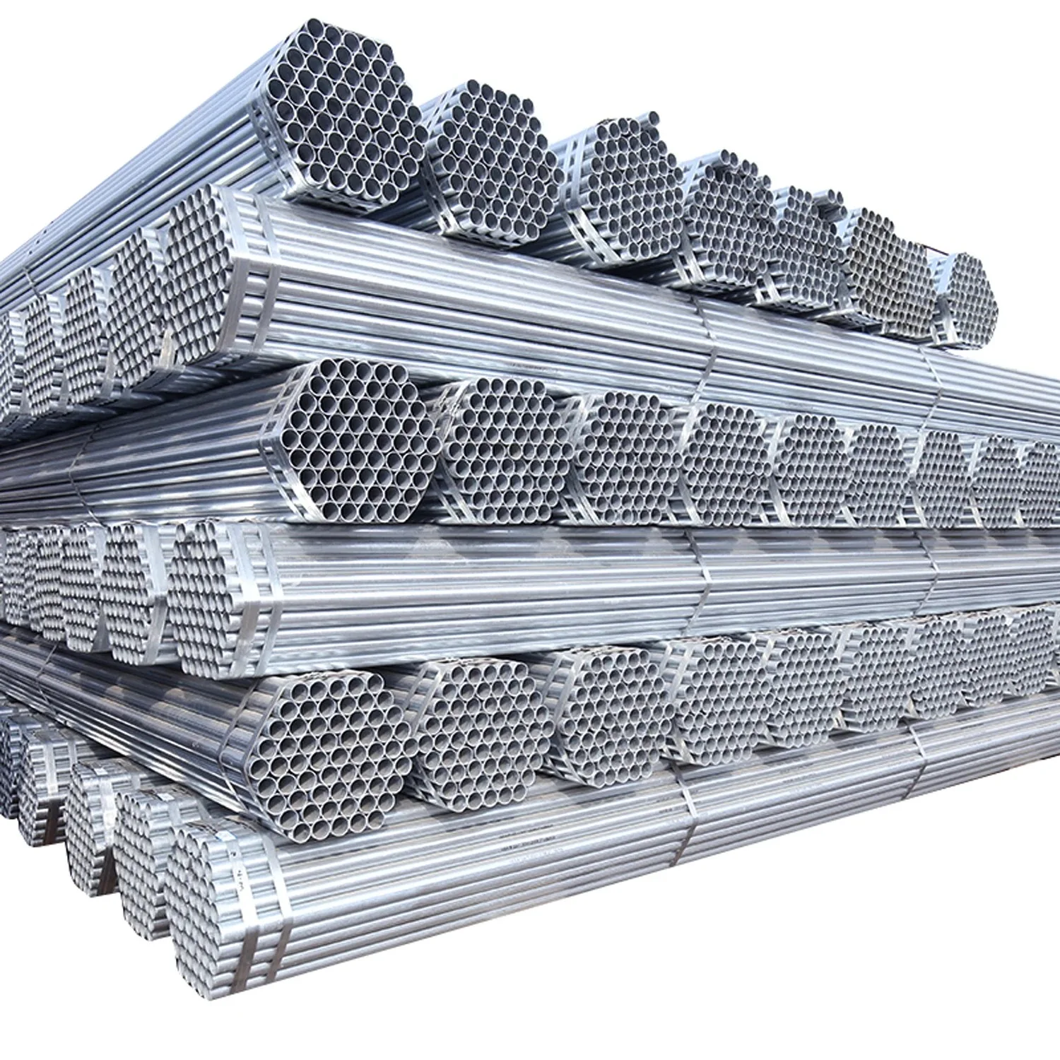 ASTM A36 предварительно оцинкованная Круглая стальная труба для промышленных лесов высококачественная
