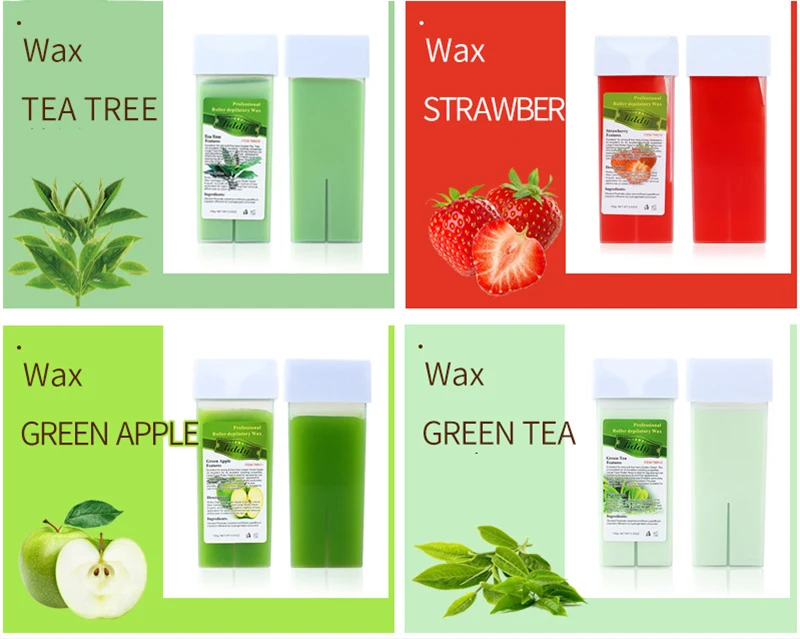 Tiktok Hot Selling Tender Smooth Skin Bringing Portable Easier to be Washed Away Roller depilatory Wax