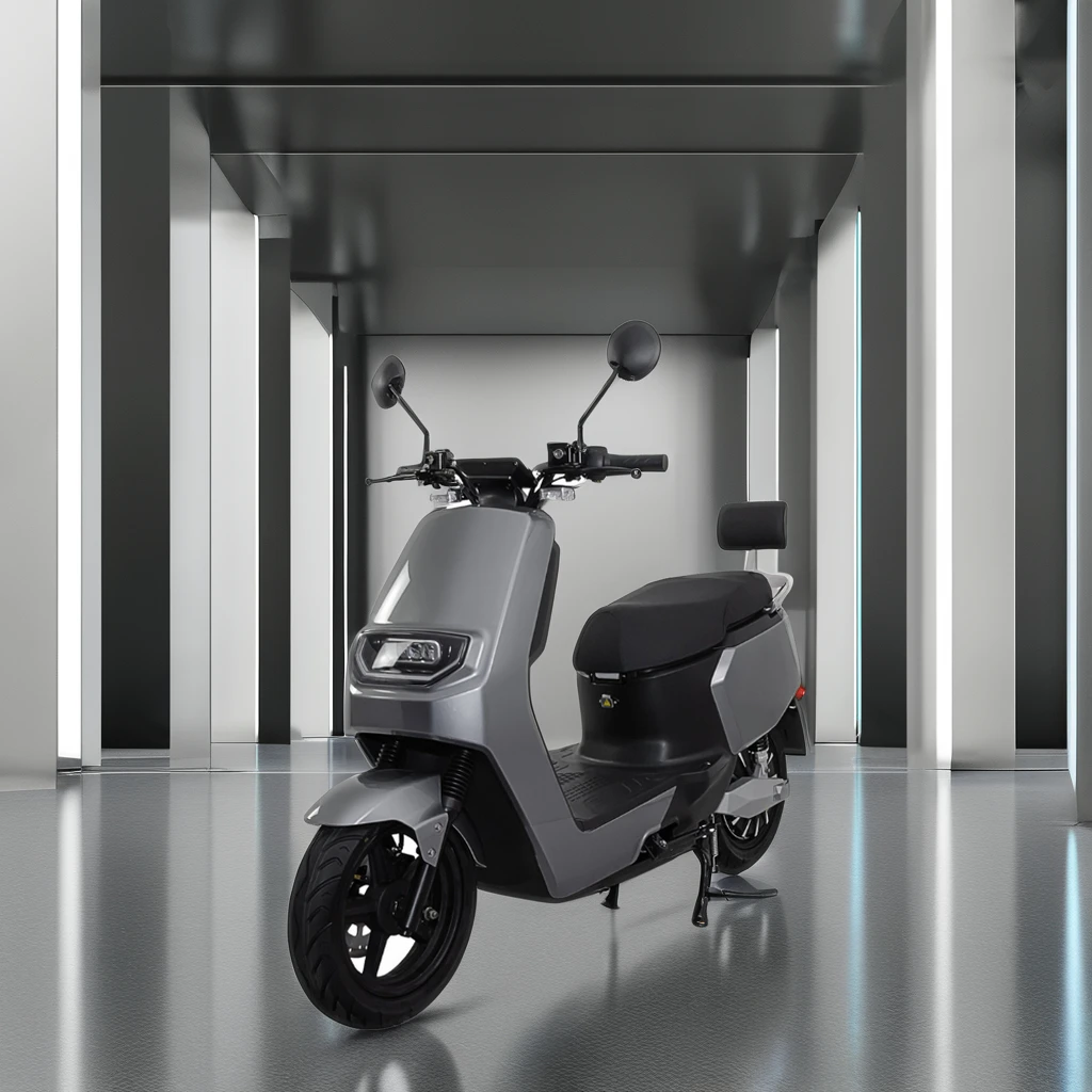 High Speed 45Km/H Motorcycle Electric Bike Led Lamp Green Initiative Scooter Electric Moped Retro