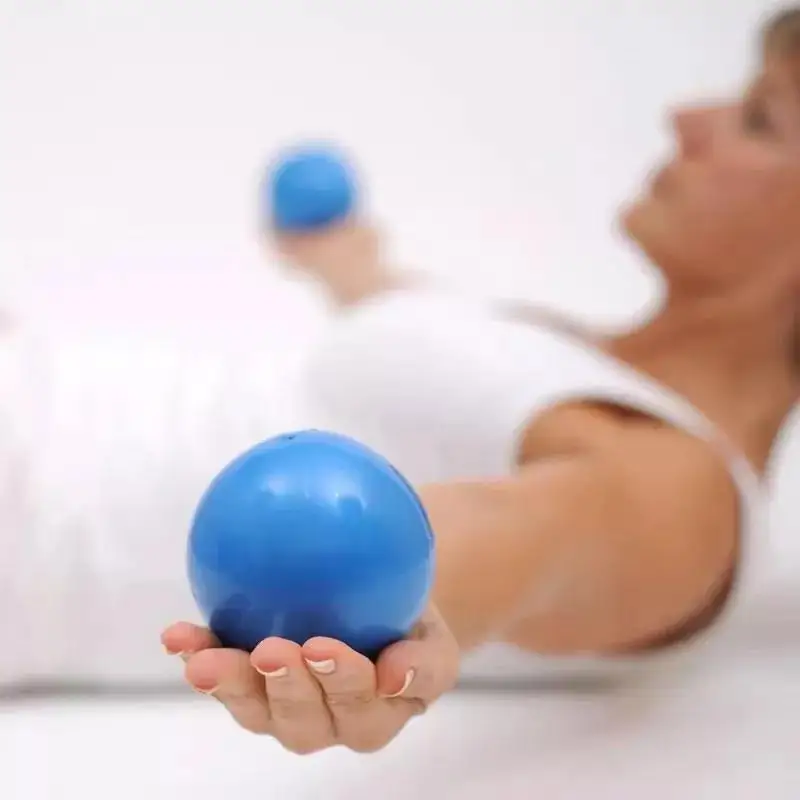 Popular Pilates accessories can be customized with soft weighted PVC surface material toning ball
