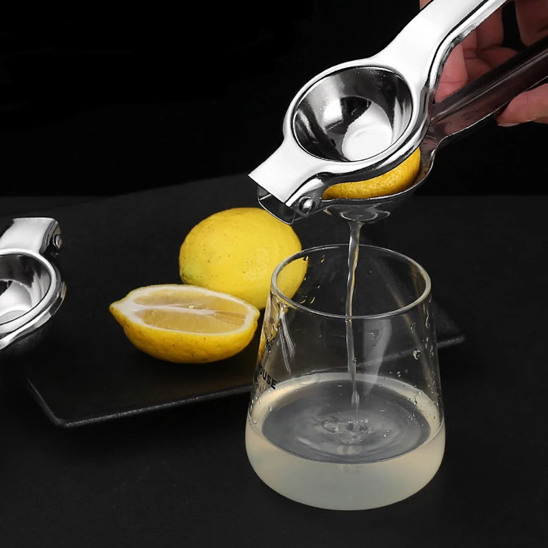 Stainless Steel Manual Lemon Press Clips Lemon Juicer Metal Lemon Squeezer Kitchen Accessories