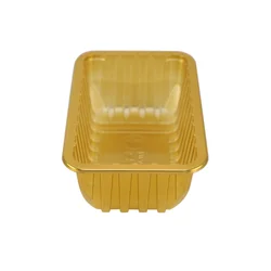 Transparent Commercial Factory Price Meat Display Disposable High Gloss Plastic Food Storage Industry Supermarket Tray