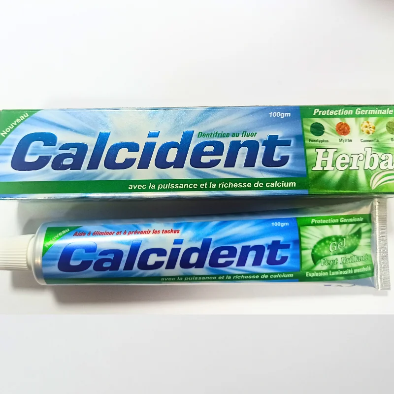 Bulk Quantity Available Calcident Herbal Sensation White Toothpaste Calcident Strong Teeth Toothpaste For Sale
