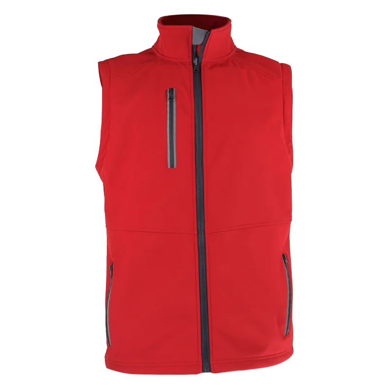 Workwear 2 in 1 softshell jacket detachable sleeves work jacket waterproof keep warm vest