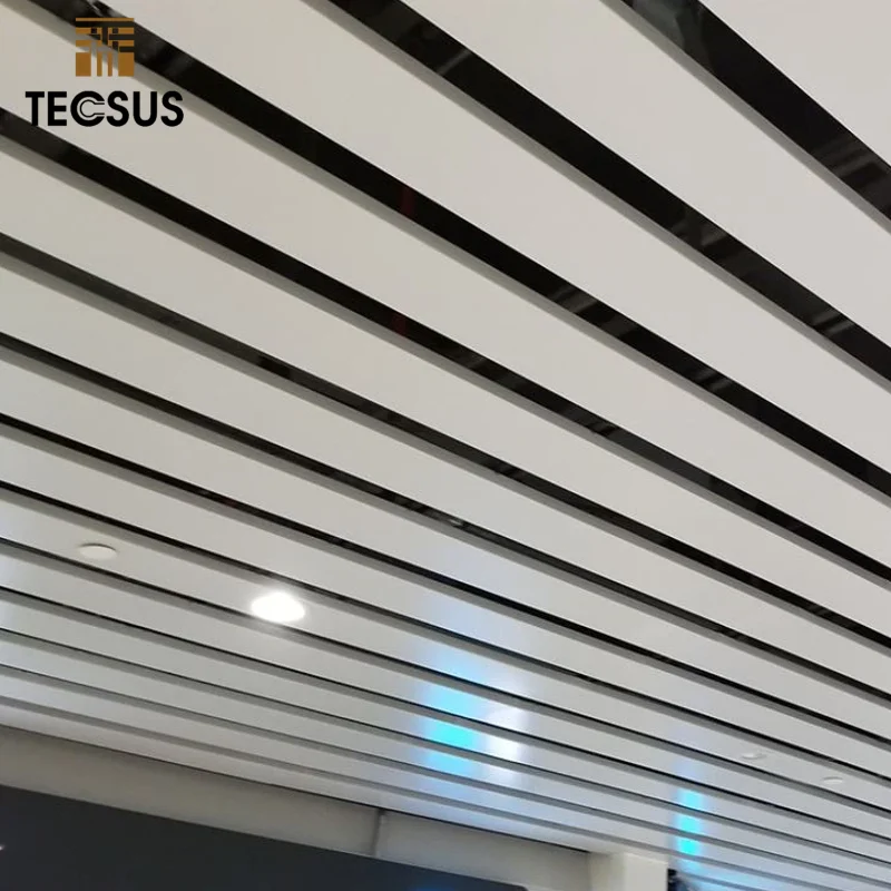 Hot Selling Supplier Aluminum S Shaped Perforated Strip Panel Ceiling Aluminum Sheet Metal Linear Ceiling