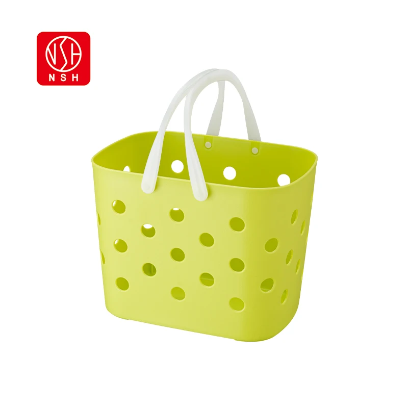 NSH 6324 Portable bath basket Bathroom toiletries storage basket Household sundries snack basket