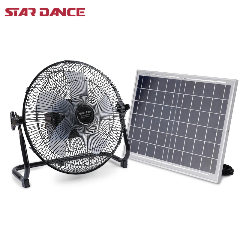Rechargeable Standing Fan Sri Lanka Hot Sell Desktop Hig Speed Cooling 10W Solar 12Vdc Stand 12V Dc Fan With Remote