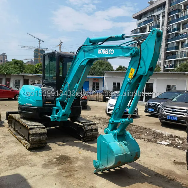 Original Kobelco SK55 used excavator crawler excavator kobelco excavator