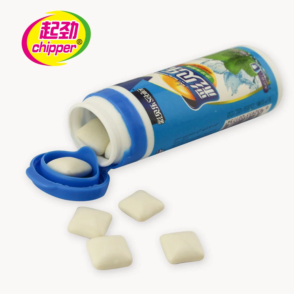 Chewing gum manufacturing strong mint sugar free sparkle chewing gum