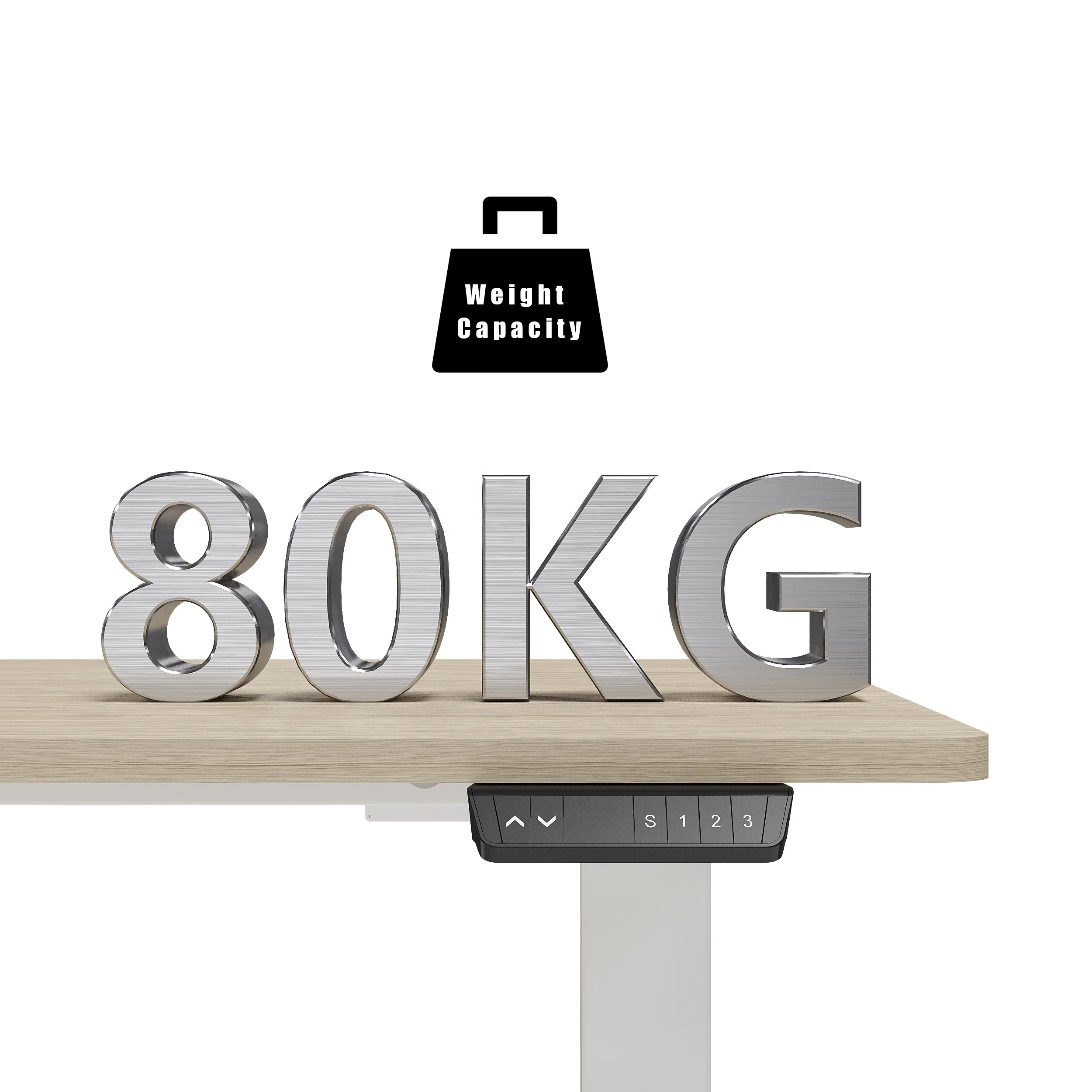 V-mounts electric standing desks for home office with Obstacle detection function VM-JSD2-01-1P