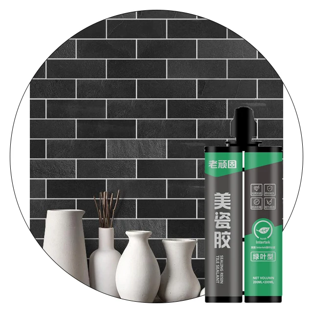 
Tile silicone sealant 400ml double tube environmental epoxy tile sealant with factory price 