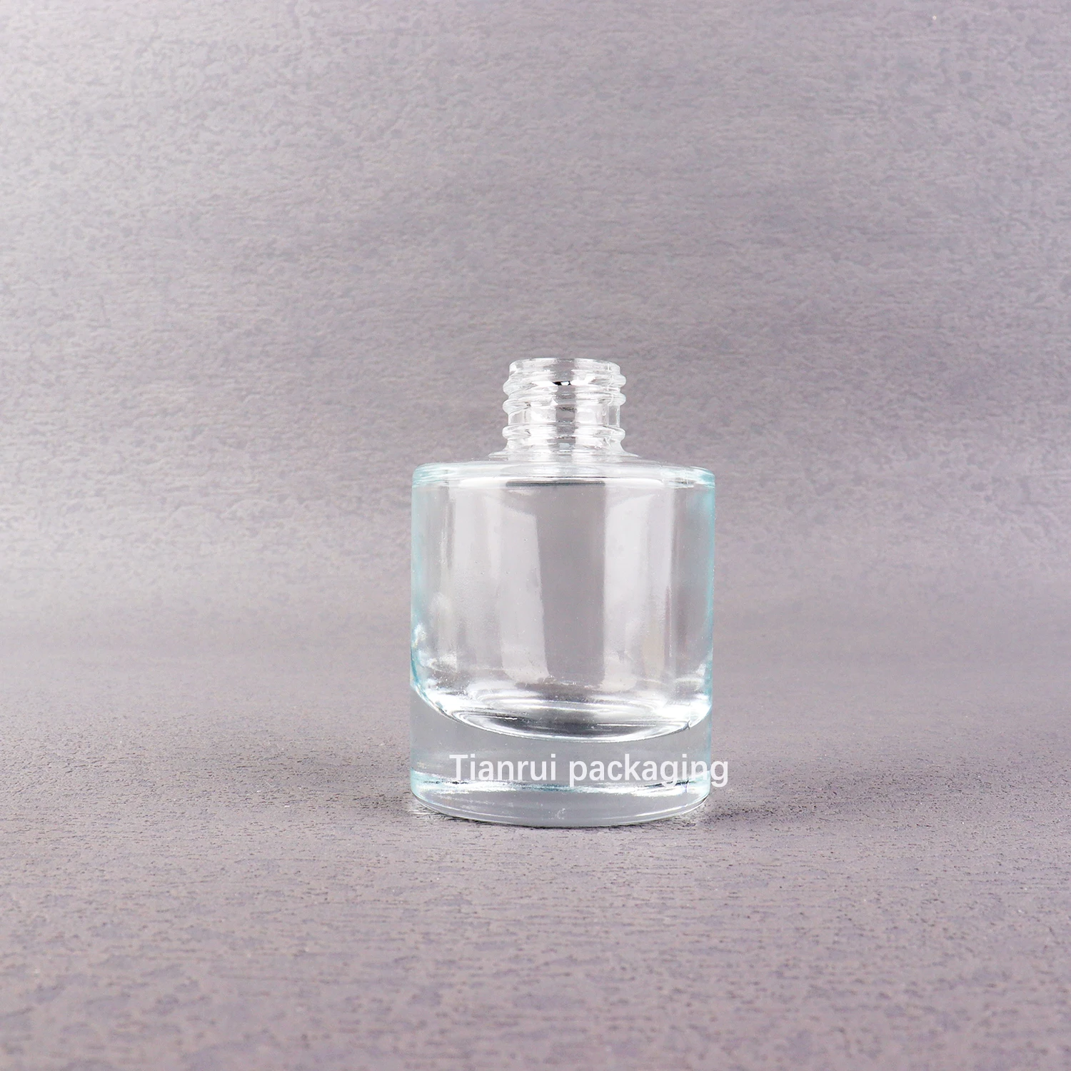 In Stock 40ml Thicken Flat Shoulder Glass Serum Bottles Transparent Cosmetic Essential Oil Dropper Bottle