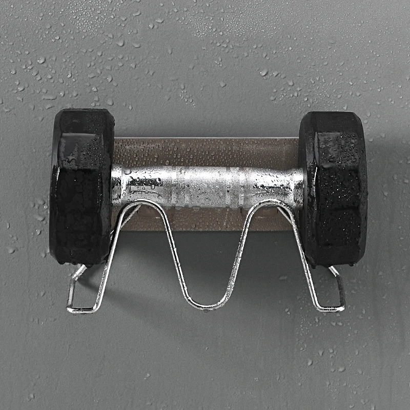 
Home bathroom door stainless steel shoe rack wall hanging wall mounted space saving cheap slipper rack 