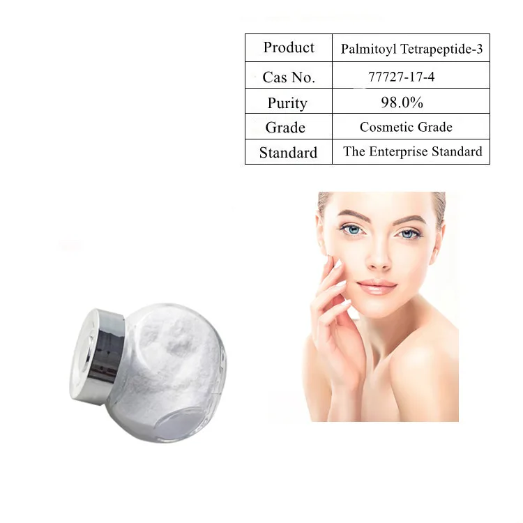 
Cosmetics Peptide Palmitoyl Tetrapeptide-7 CAS 77727-17-4 Palmitoyl Tetrapeptide-7 Powder for anti wrinkles 