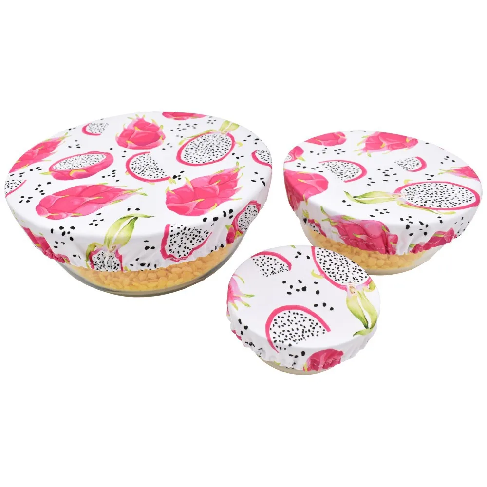 Y-Z Reusable Sustainable Lined Bowl and Bread Proofing Food Cover Zero Waste Washable Kitchen Dish Covers