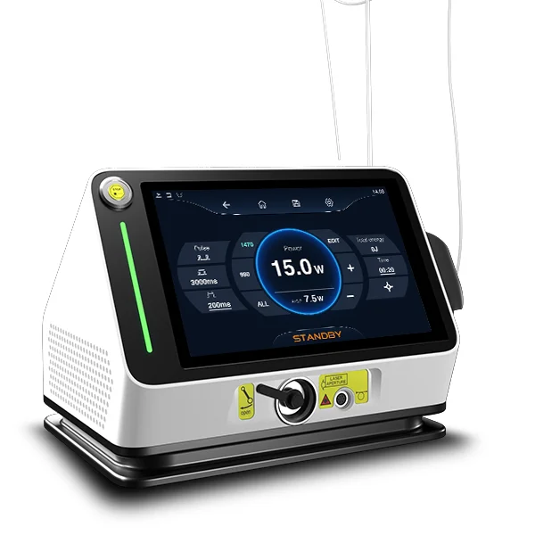 2024 PIOON Liposuction Endolifting Diode Laser Machine 1470nm 15W Face Lifting Endolaser 200μm Bare Fiber