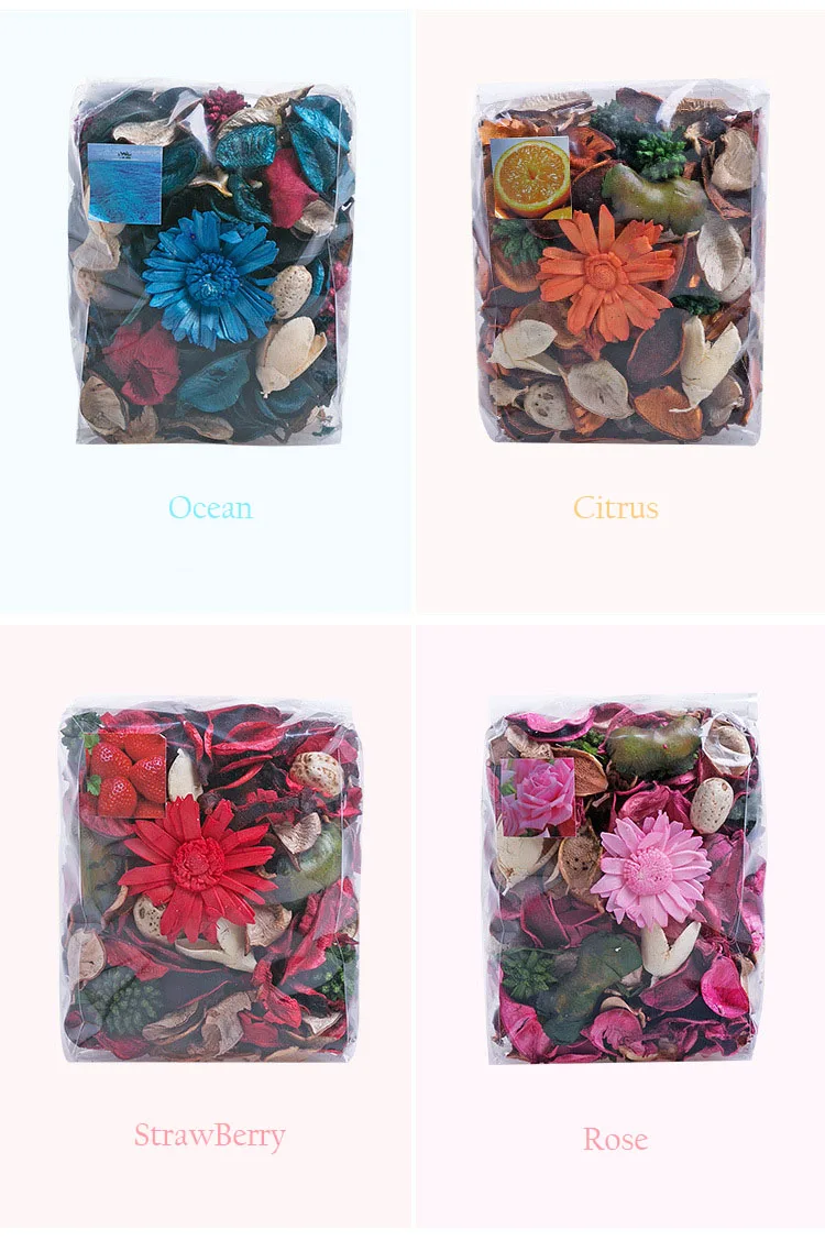 New Product Arrival 2022 Amazon Top Seller Cheap Handmade Dried Flowers Scented Fragrance Set Sachet Potpourri For Valentines