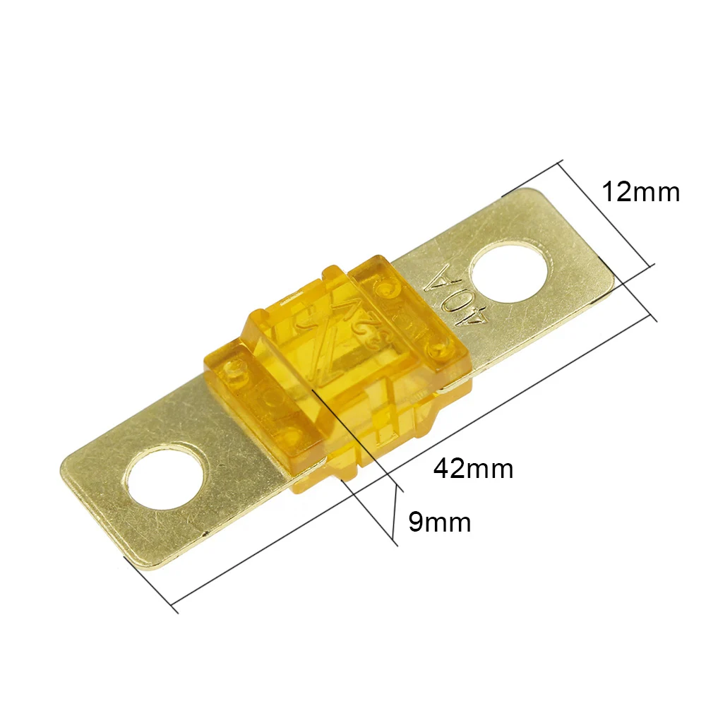  Автомобильные предохранители ANS FUSE 20A 30A 40A 50A 60A 70A 80A 100A 125A 150A 175A ANL Позолоченные Mini Car Stereo Audio AFS